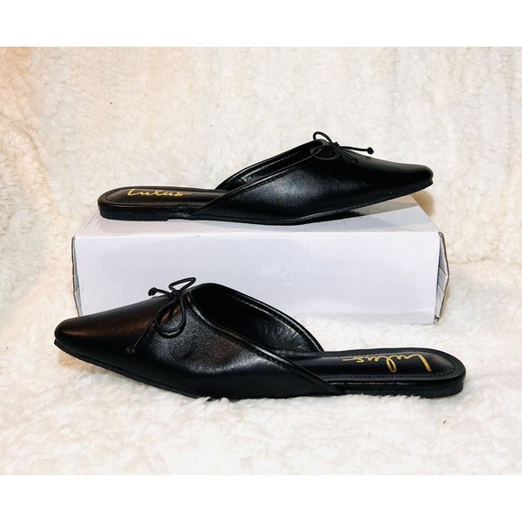 Lulus Women’s Carleigh Black Ballet Mule Slides - Size 10 - Picture 3 of 6